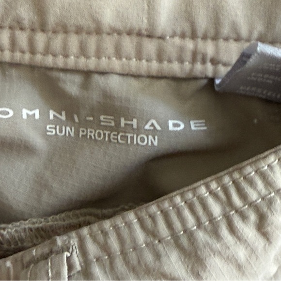COLUMBIA Saturday trail pant convertible Cargo Pants shorts size 2 short Tan - Picture 9 of 16